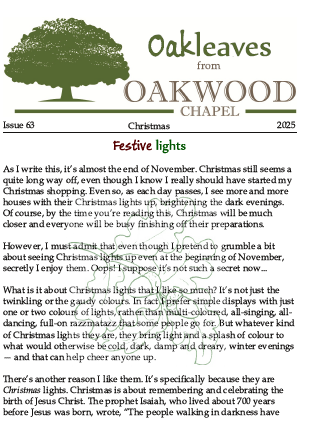 Front page of Oakleaves
